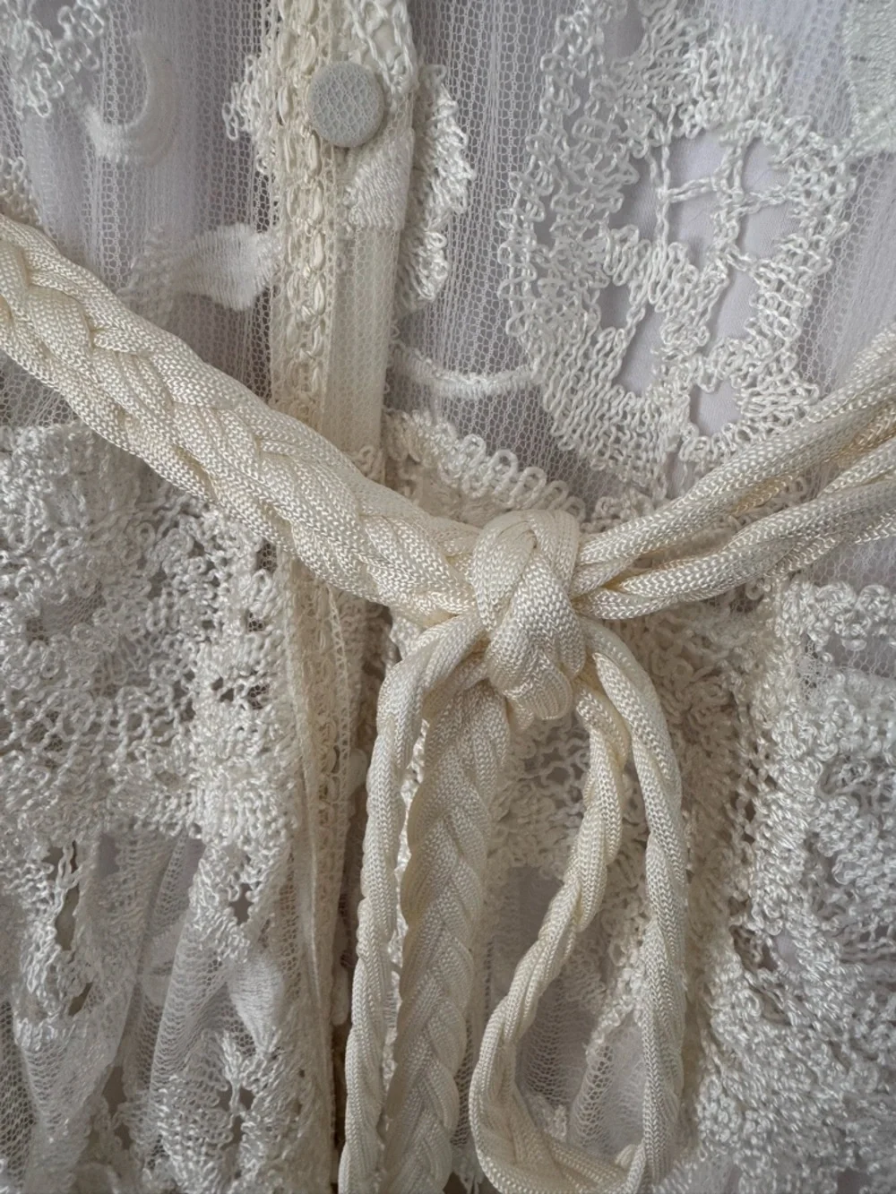 Alexis Manati White Lace Ruffle Mini Dress - Picture 11 of 15